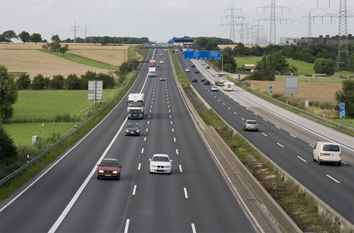 66% des autoroutes allemandes ont une vitesse libre (sans limite)