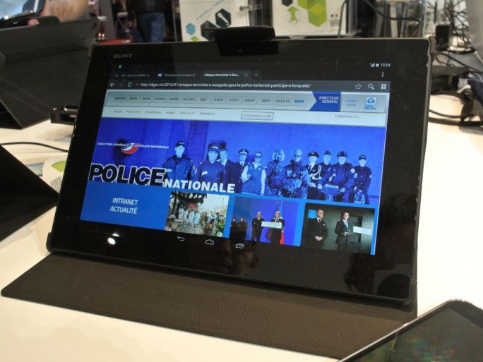 Avec la tablette NEO, les policiers auront accès instantanément aux fichiers des automobilistes