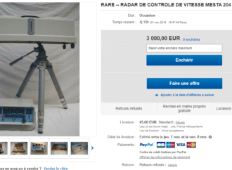 Insolite : un radar à vendre sur eBay (MESTA 204 DG)